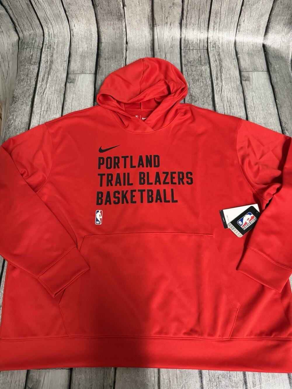 NWT Men’s Nike Portland Trail Blazers Spotlight On-Court Practice Hoodie 3XL Red